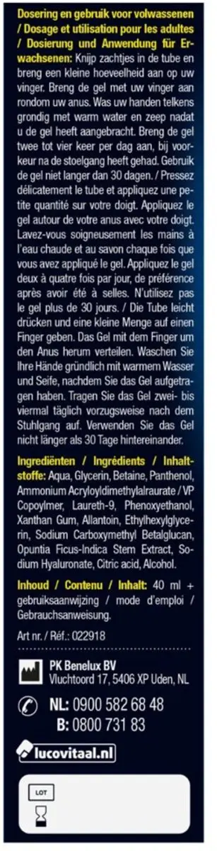Lucovitaal Aambeien Gel 2x40ml