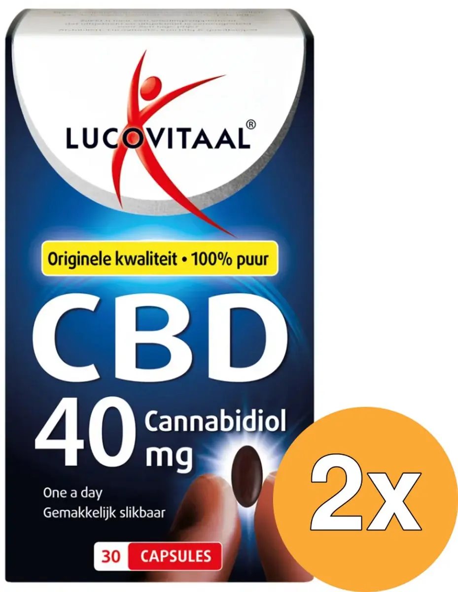 Lucovitaal CBD 40mg Capsules