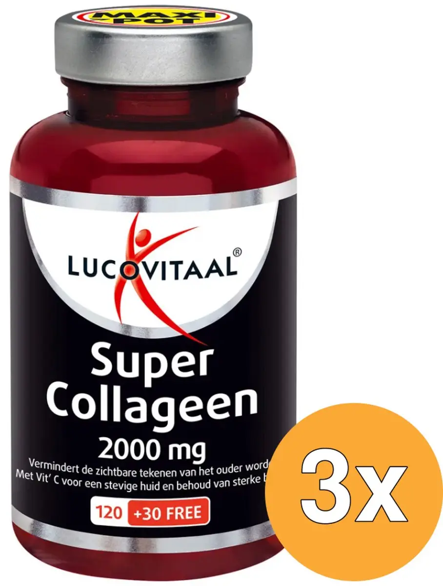 Lucovitaal Super Collageen 2000mg 450 tabletten