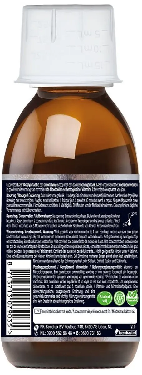 Lucovitaal IJzer Bisglycinaat 2x200ml