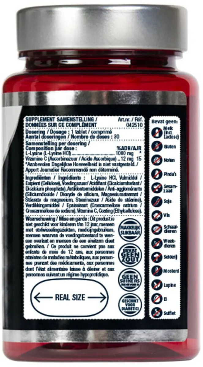 Lucovitaal L-Lysine 1000mg