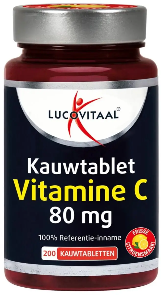 Lucovitaal Vitamine C 80mcg Kauwtablet