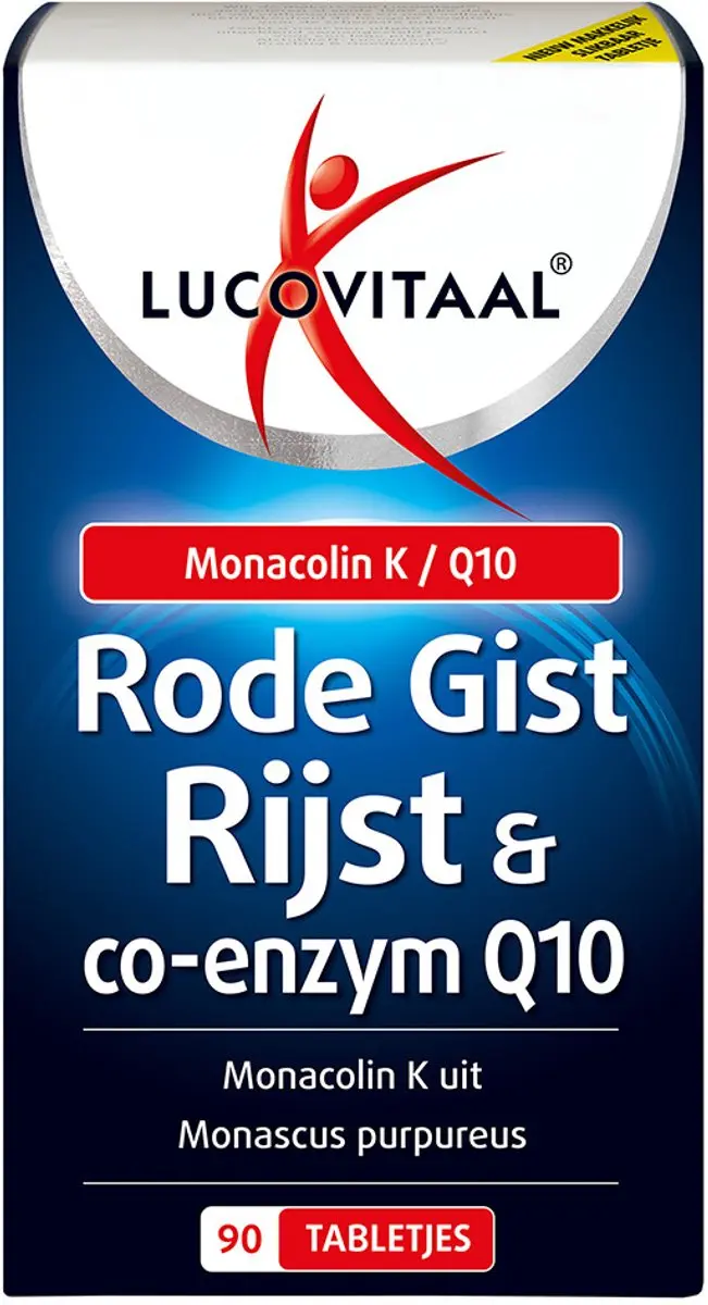 Lucovitaal Rode Gist Rijst & Q10 180g - 2x90 Tabletten