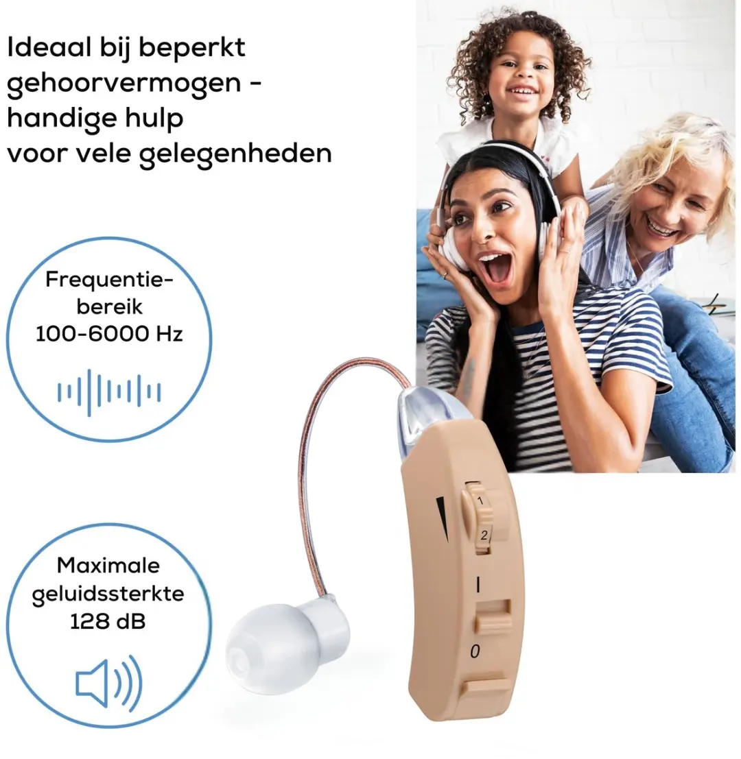 Beurer HA 50 RIC Hoortoestel - Beige - Incl. batterijen