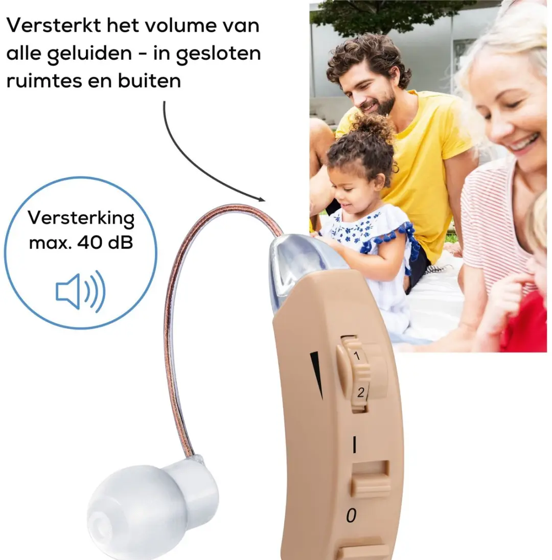 Beurer HA 50 RIC Hoortoestel - Beige - Incl. batterijen