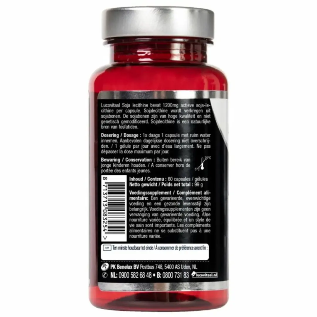 Lucovitaal Soja Lecithine 1200mg - 120 Capsules