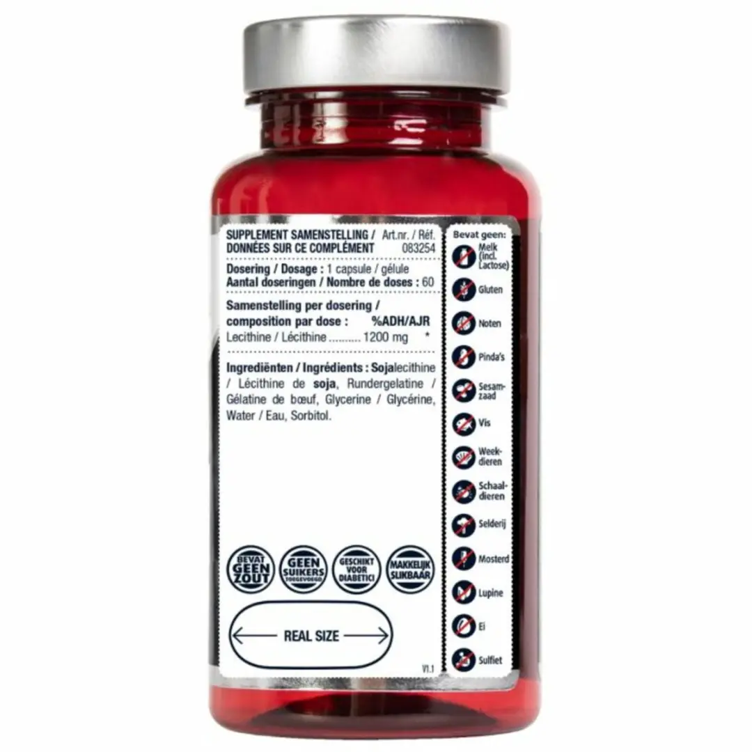 Lucovitaal Soja Lecithine 1200mg