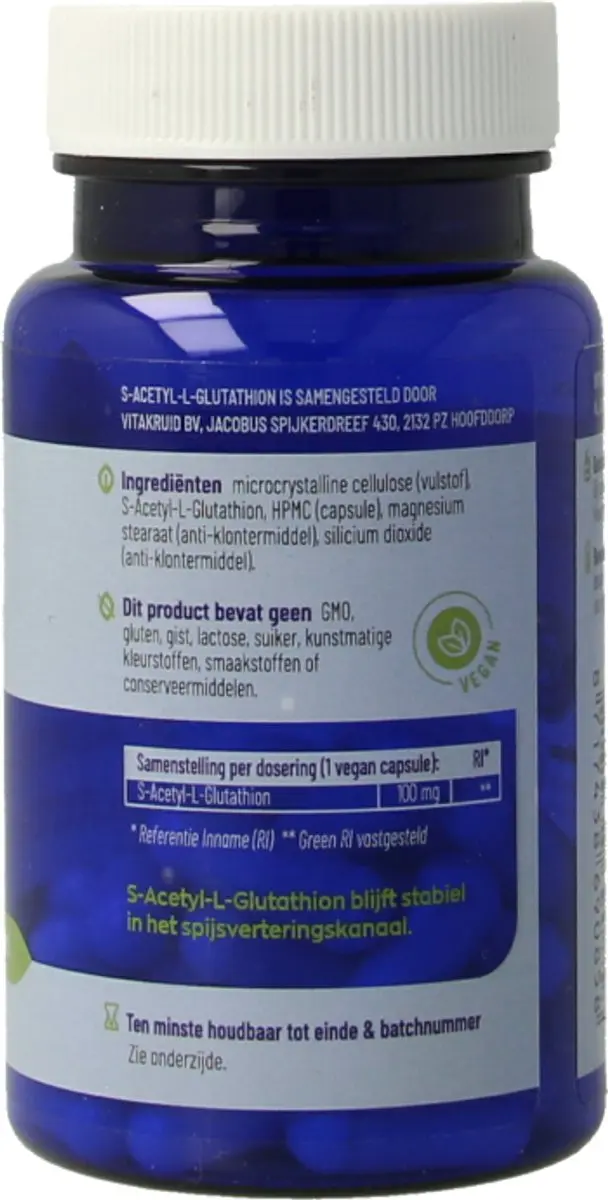 Vitakruid S-Acetyl-L-Glutathion 30 Vegicaps
