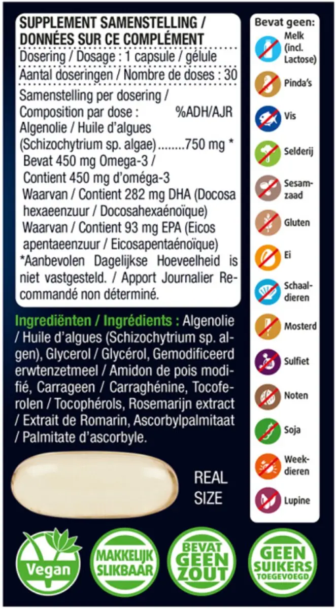Lucovitaal Omega-3 EPA & DHA 60 Capsules - 2x30
