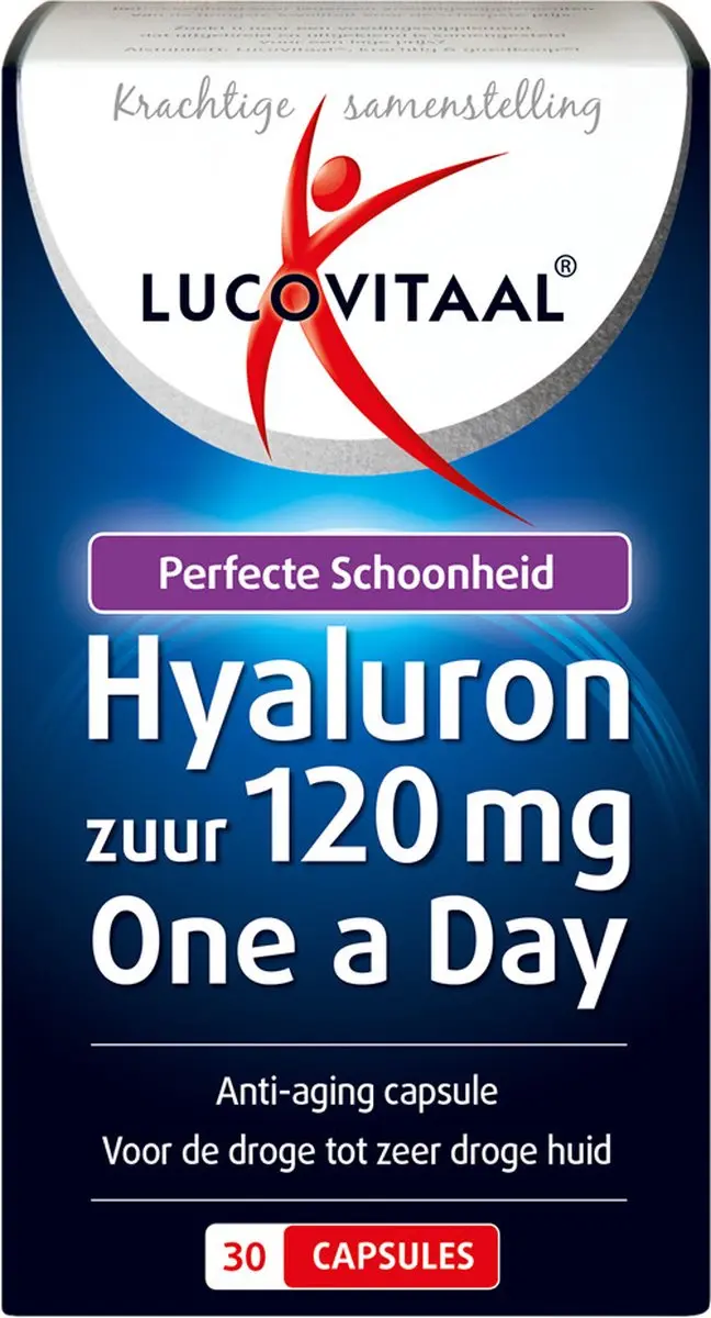 Lucovitaal Hyaluronzuur 120mg One A Day - 90 Capsules