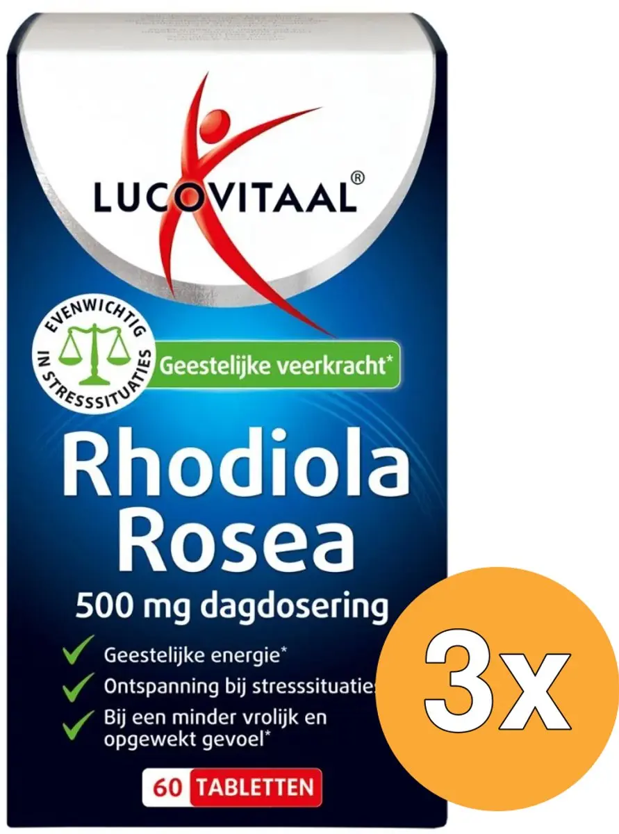 Lucovitaal Rhodiola Rosea 60 tabletten
