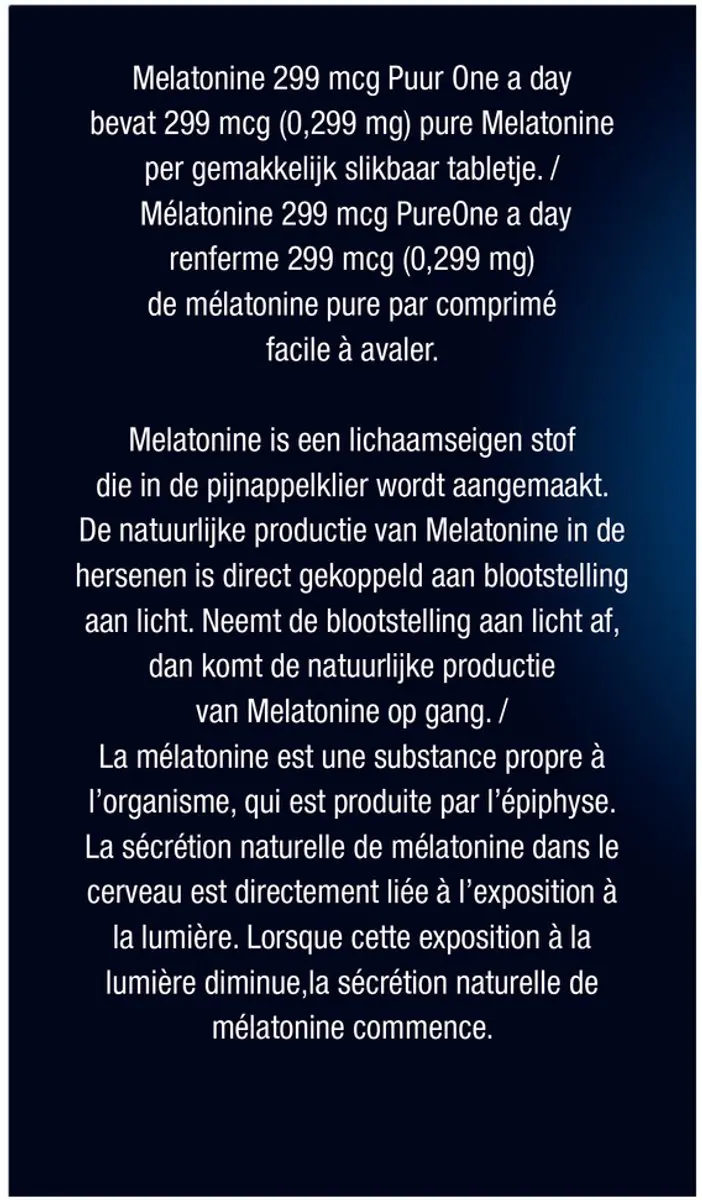 Lucovitaal Melatonine 0,299mg Tabletten - 500 Stuks