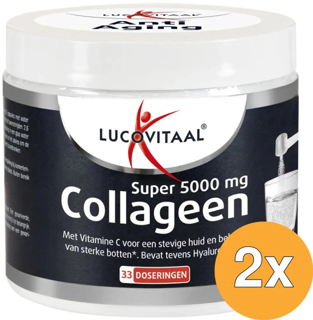 Lucovitaal Super 5000mg Collageen Poeder 2x171,6g