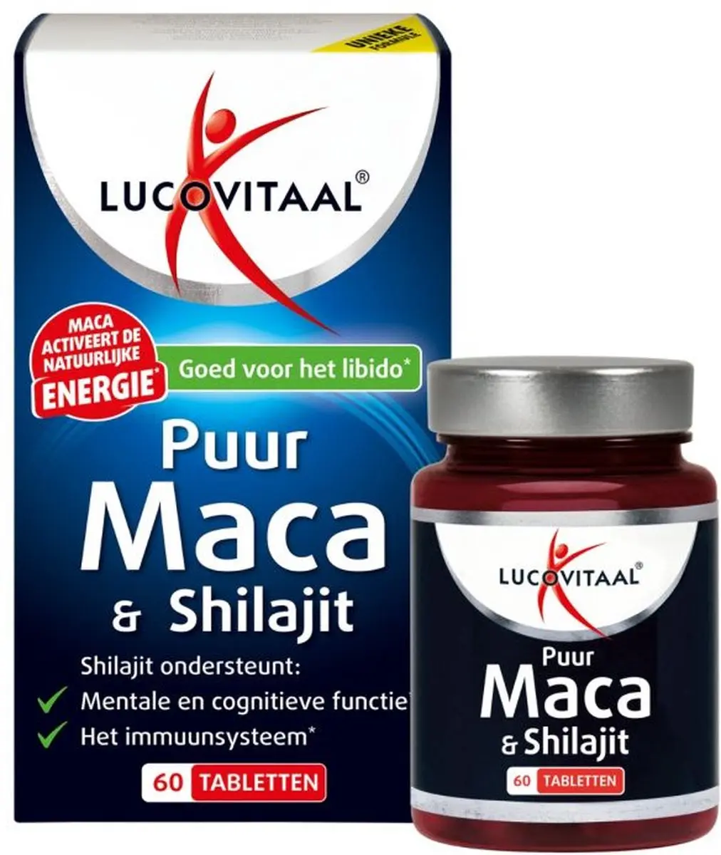 Lucovitaal Maca & Shilajit 60 Tabletten