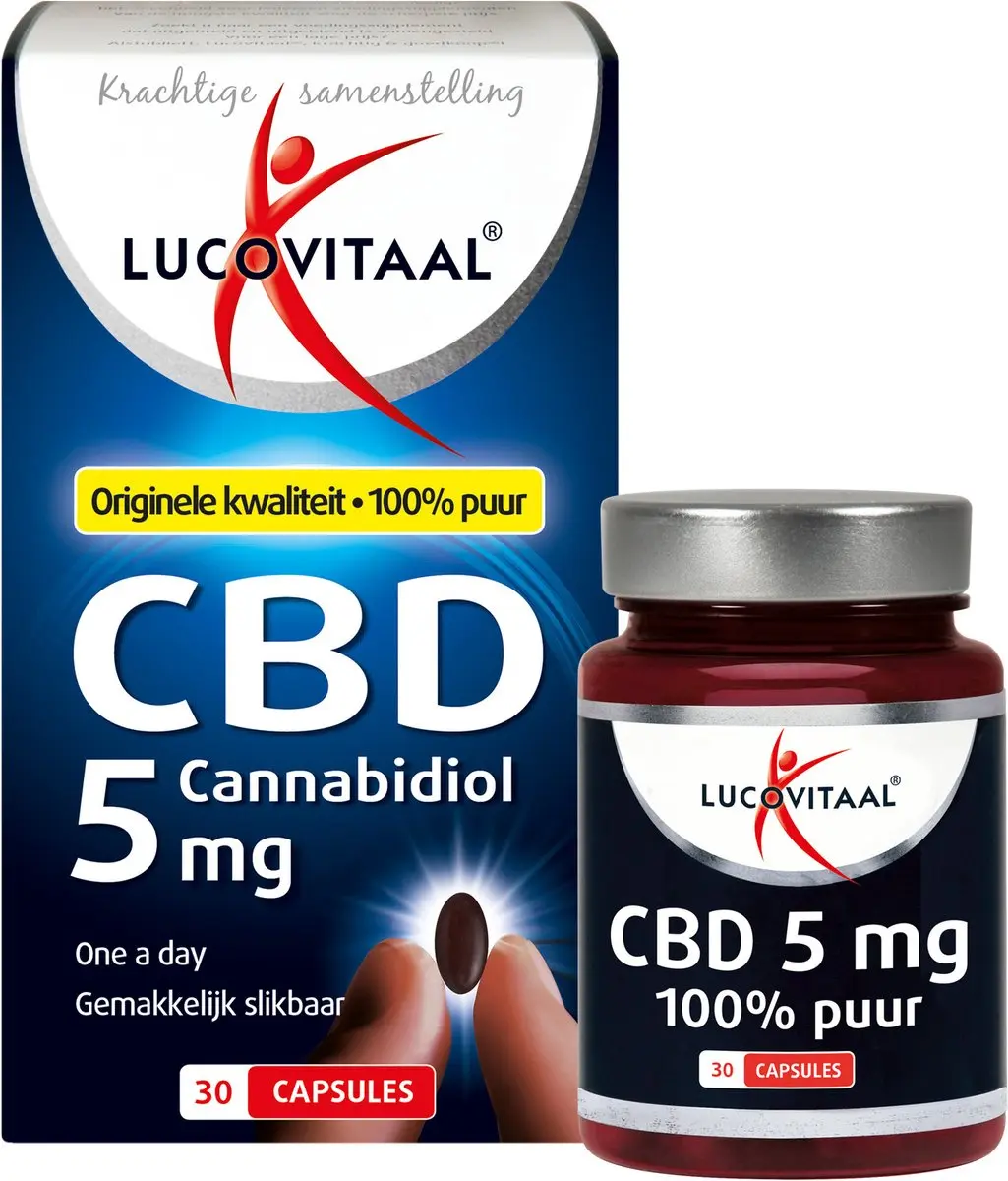 Lucovitaal CBD 5mg Voedingssupplement 30 Capsules