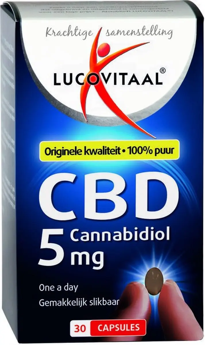 Lucovitaal CBD 5mg Voedingssupplement 30 Capsules