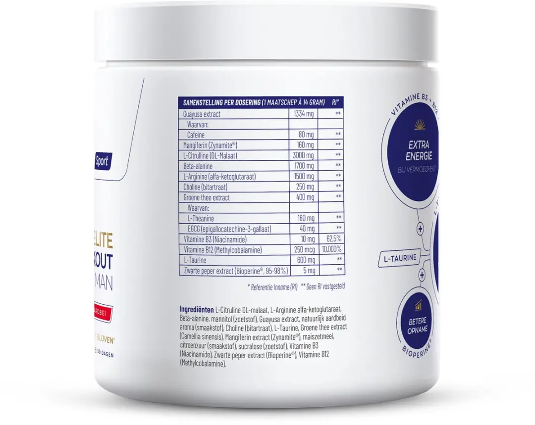 Vitakruid Elite Pre Workout Man 420g