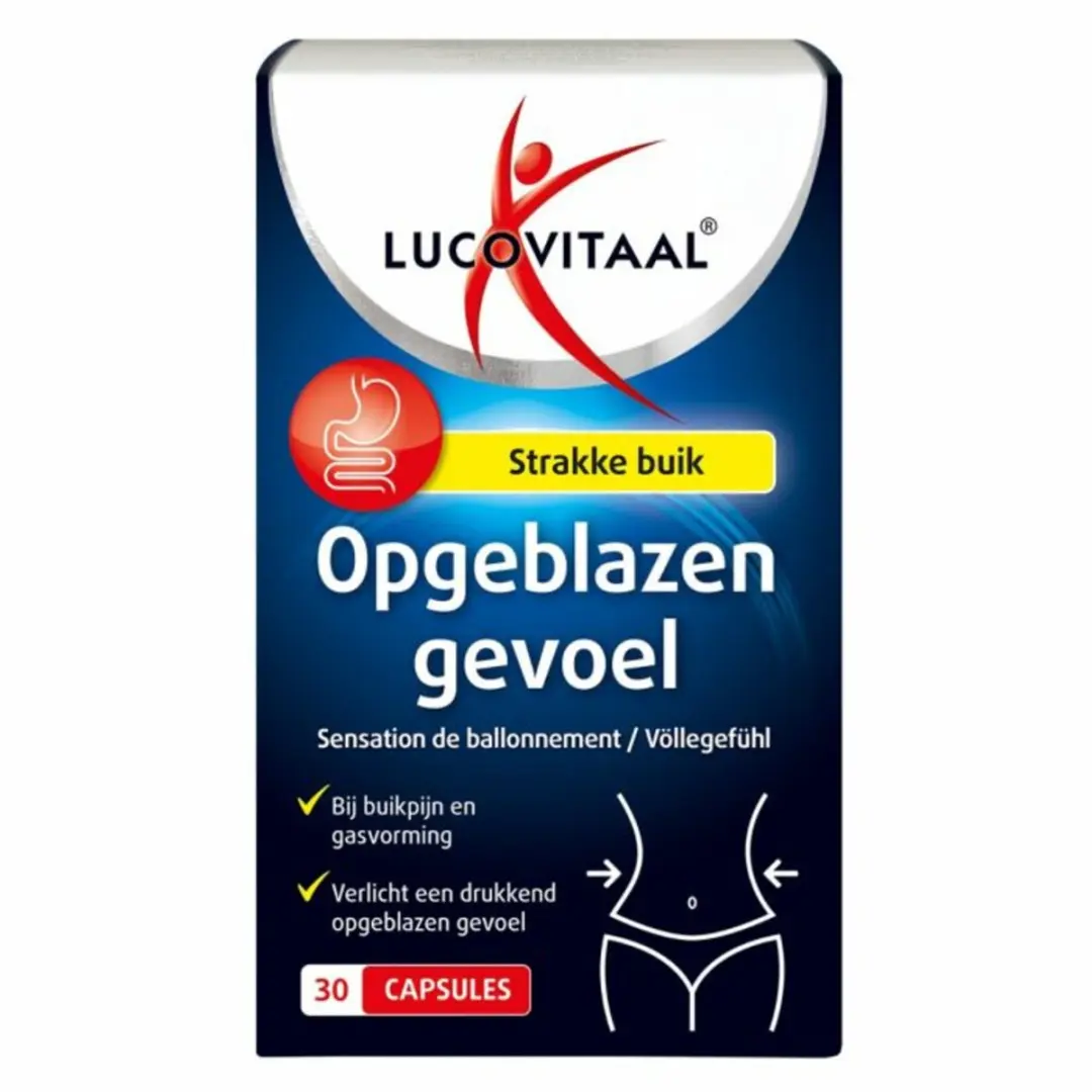 Lucovitaal Opgeblazen Gevoel 90 Capsules - 3x30