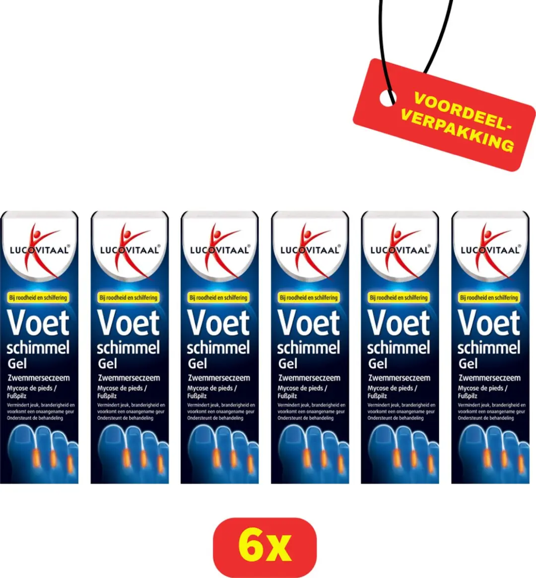 Lucovitaal Voetschimmel Gel 6x30ml