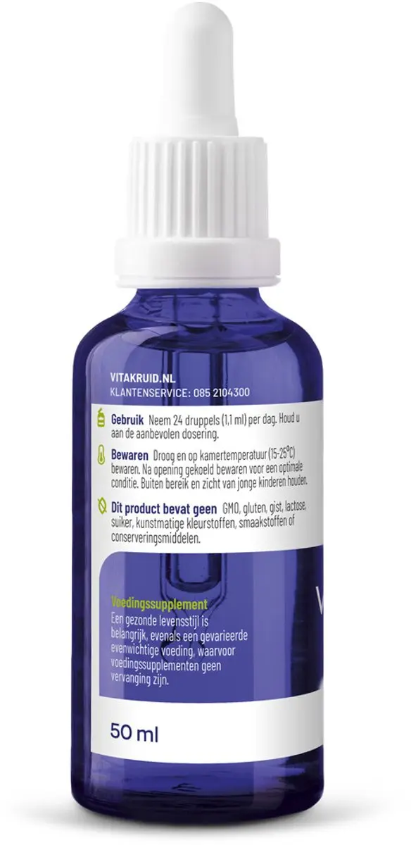Vitakruid Vegan Omega-3 Algenolie 50ml