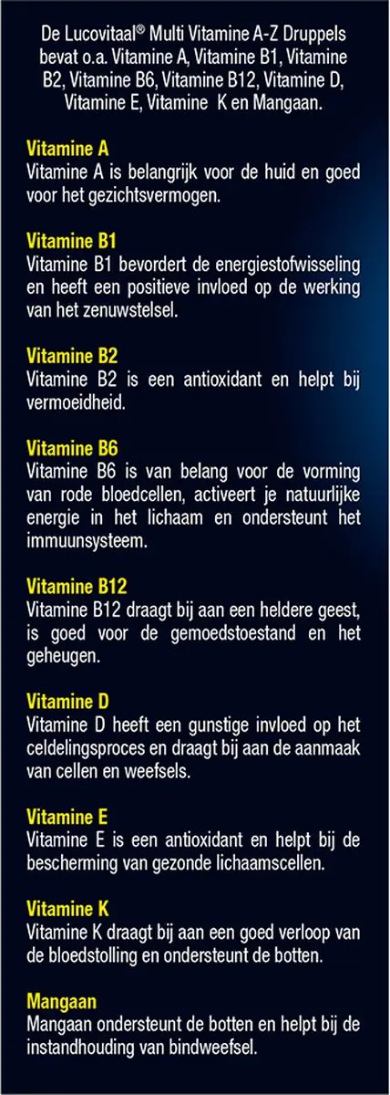 Lucovitaal Multi A-Z Druppels 50ml