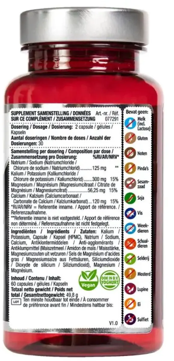 Lucovitaal Elektrolyten Capsules 60 Stuks
