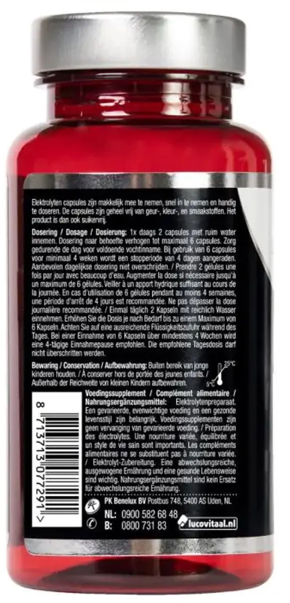 Lucovitaal Elektrolyten Capsules 60 Stuks