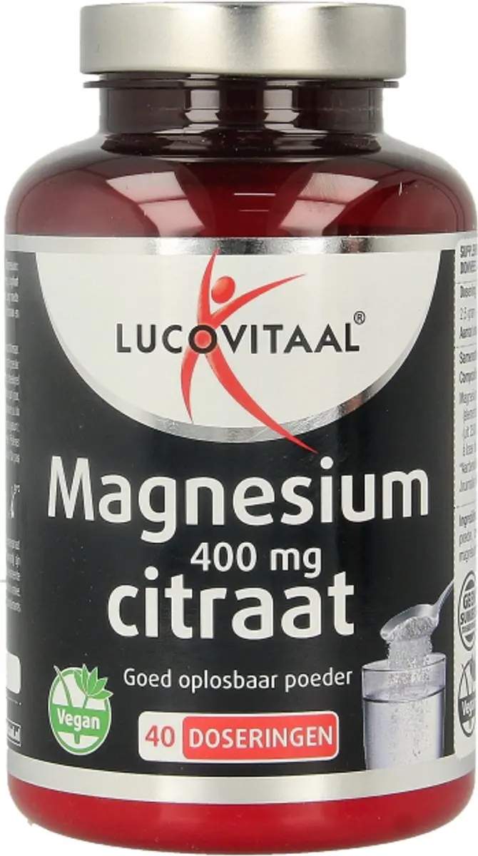 Lucovitaal Magnesium Citraat 400mg Poeder 100g