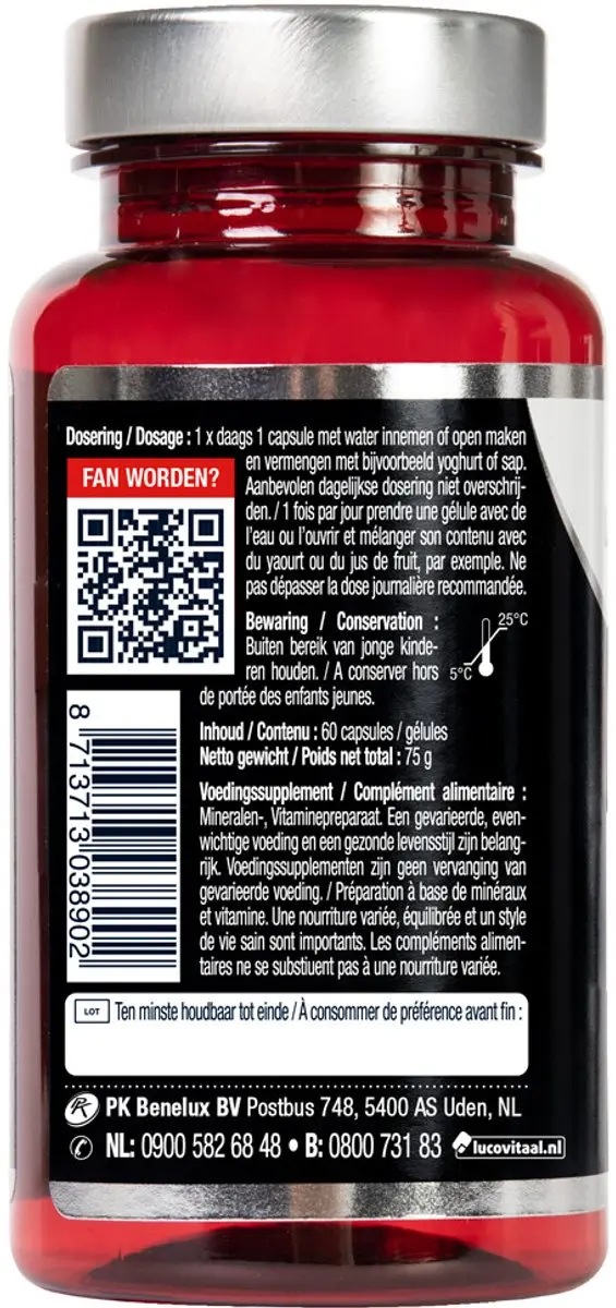 Lucovitaal Magnesium 400 L-Tryptofaan - 120 Capsules