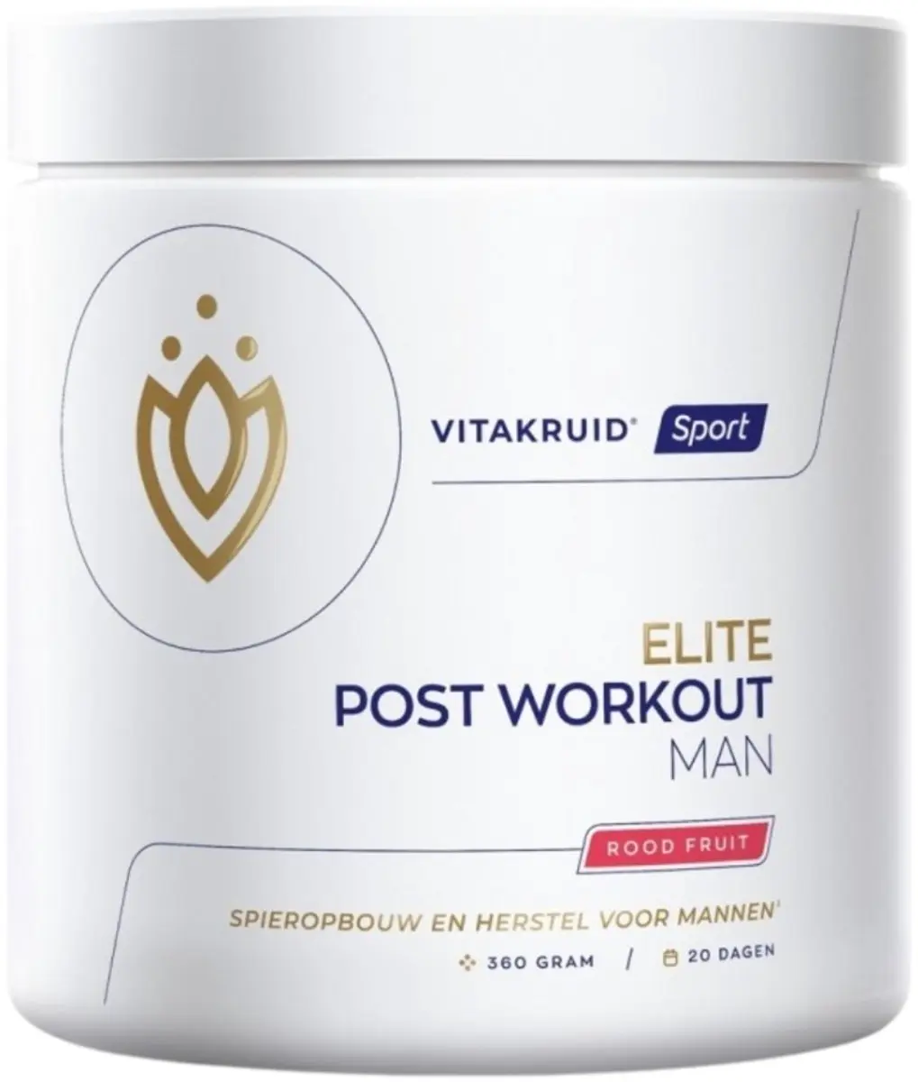 Vitakruid Post Workout Elite Man 360g - afbeelding 6 van 6