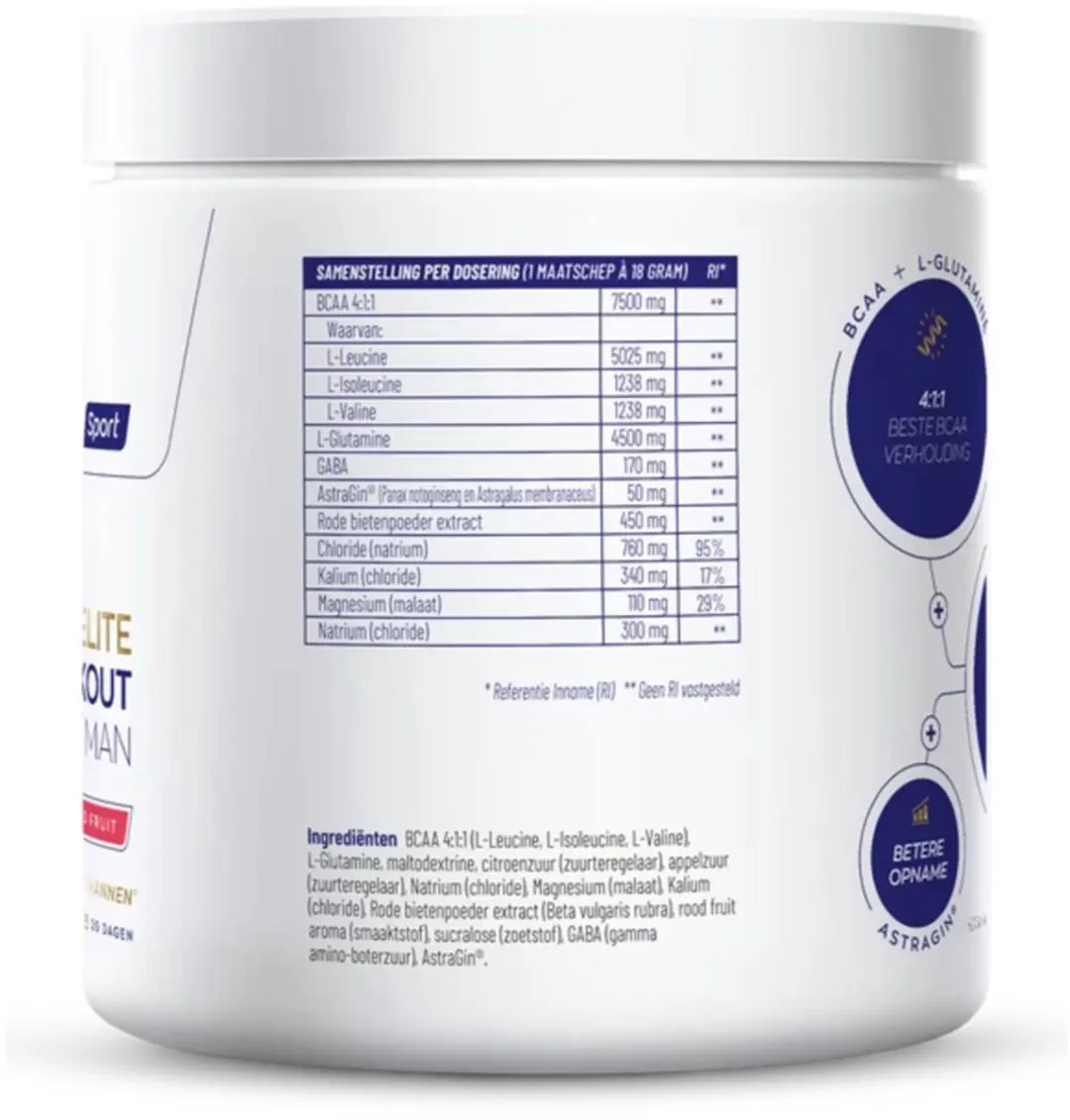 Vitakruid Post Workout Elite Man 360g