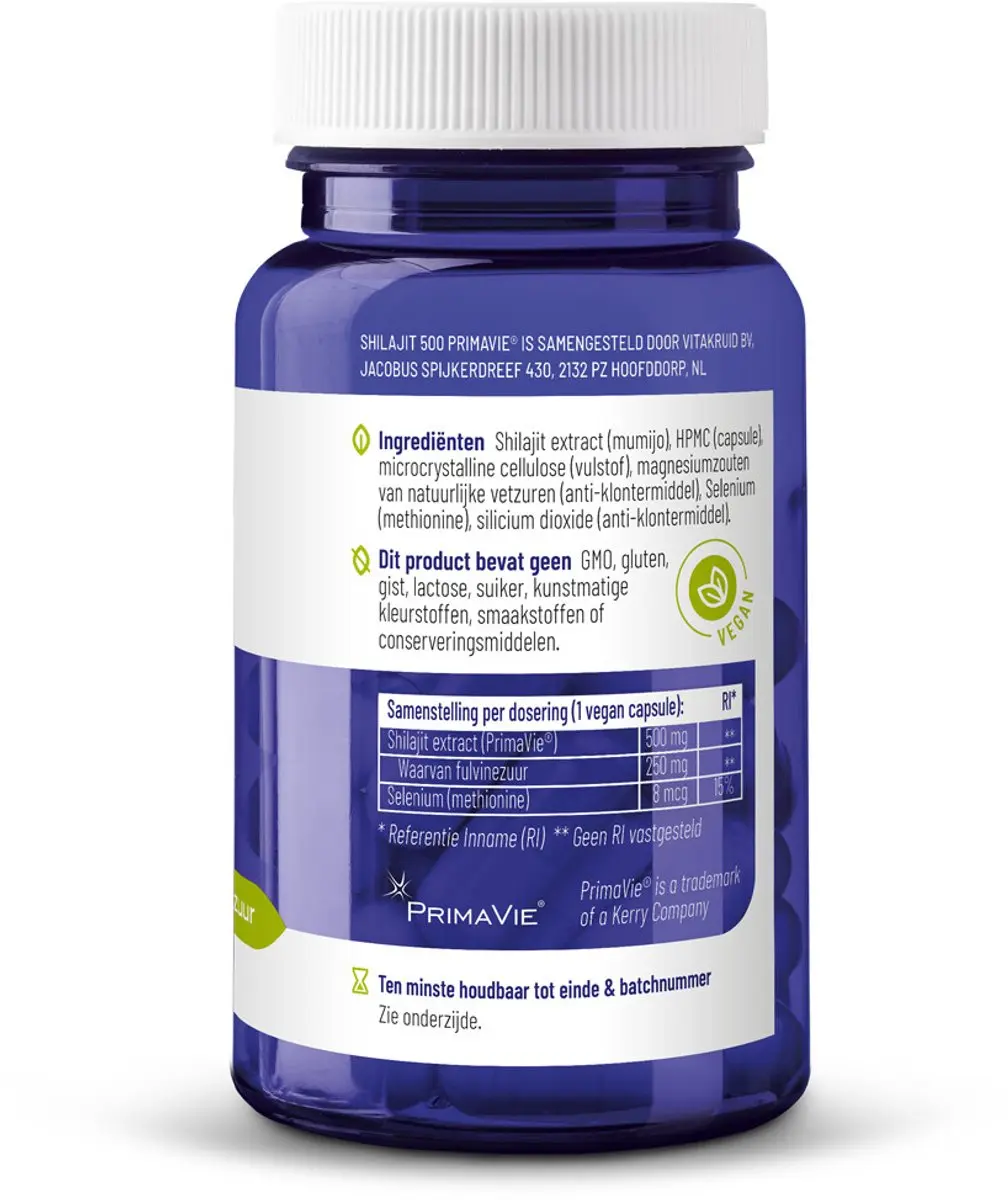 Vitakruid Shilatjit PrimaVie 60 Capsules