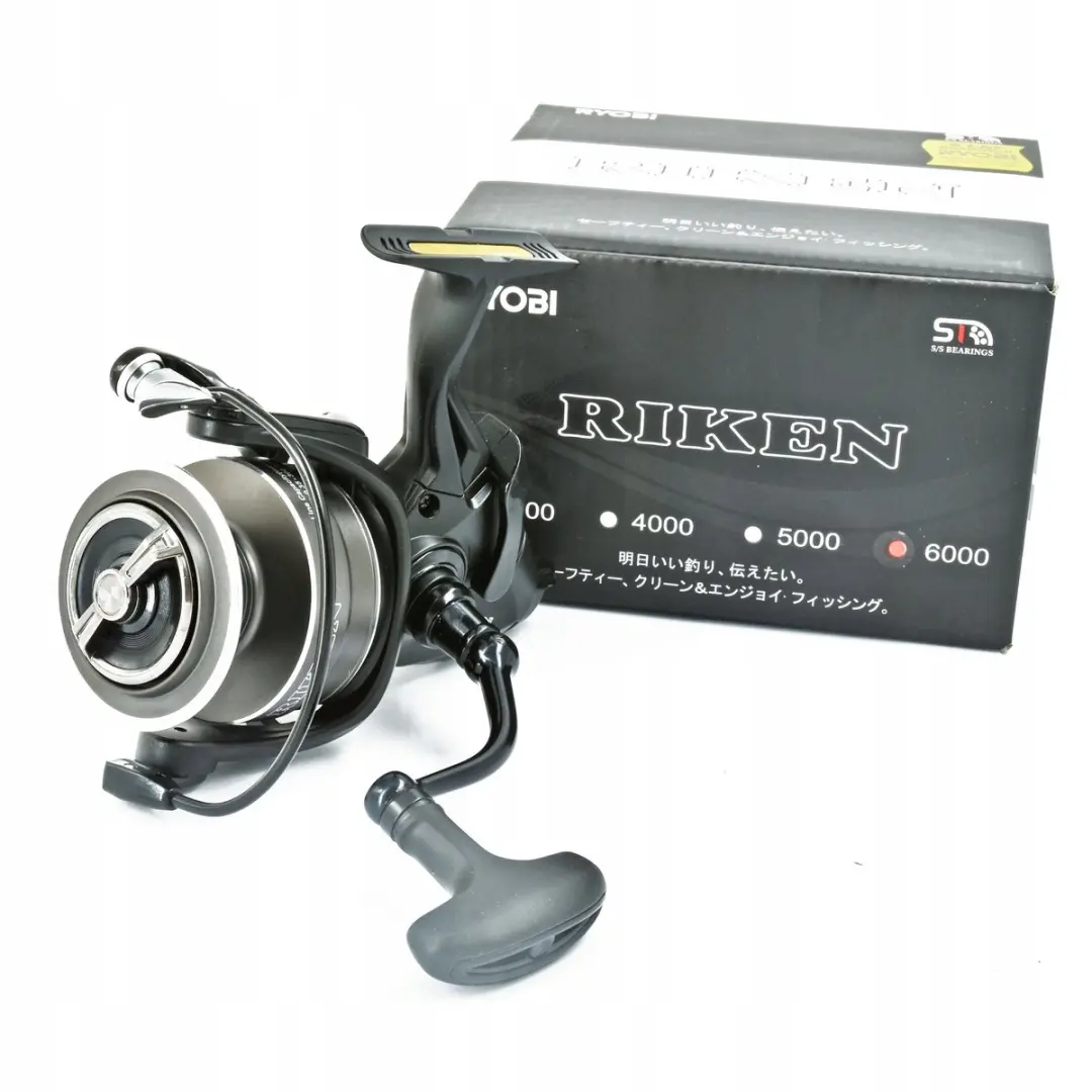 Ryobi Riken Baitfeeder 6000 Karpervissen - 7 Lagermolen - Zwart