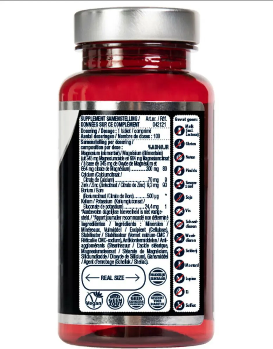 Lucovitaal Calcium Magnesium Zink 300 tabletten - 3x100