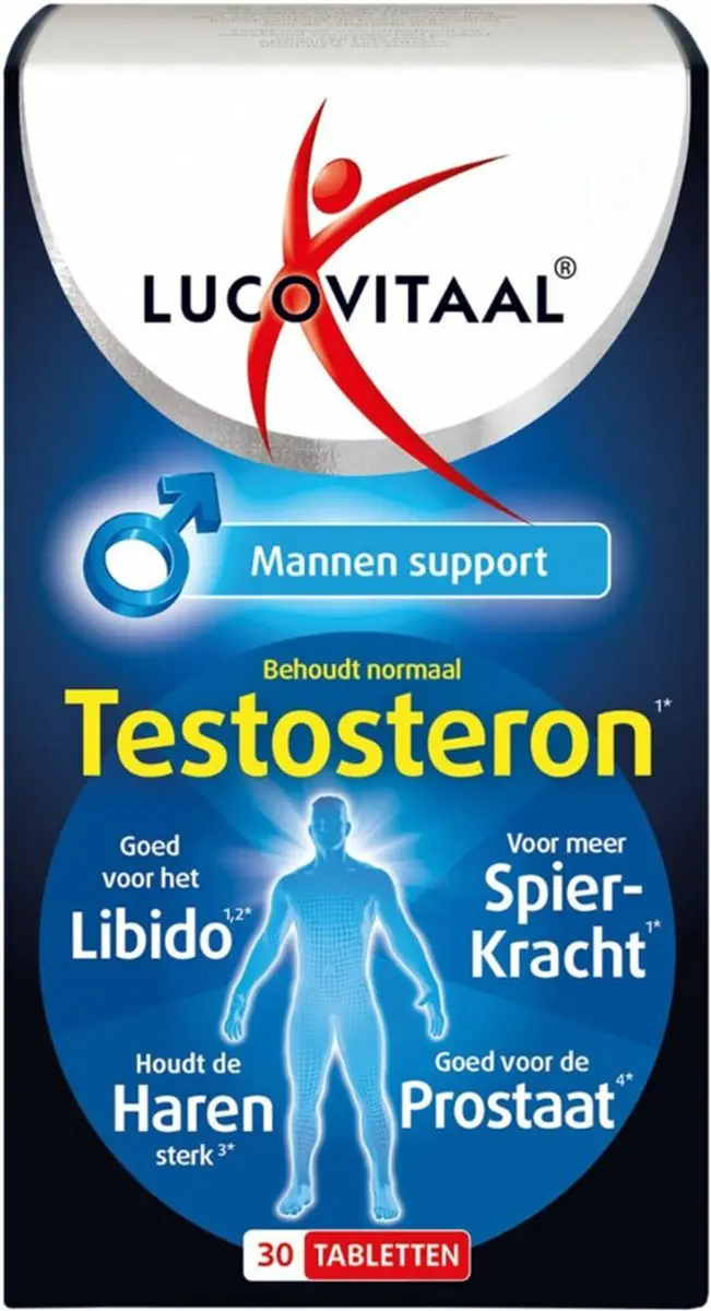 Lucovitaal Testosteron Mannen Support - 60 tabletten
