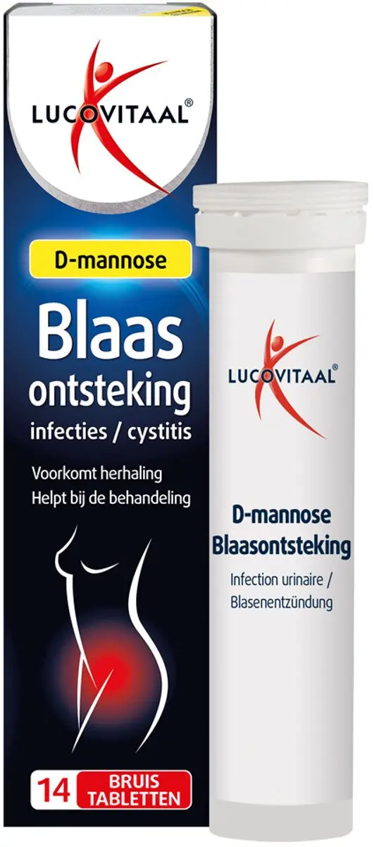 Lucovitaal Blaasontsteking D-Mannose - 28 Bruistabletten