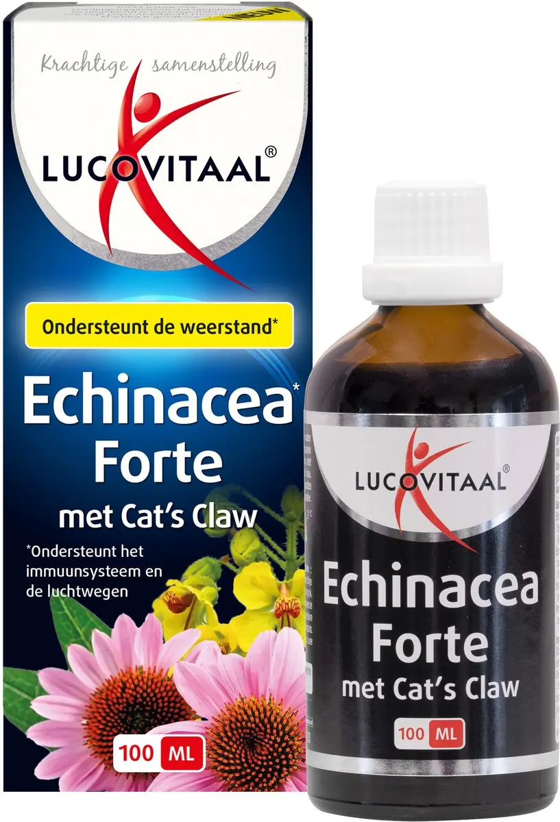 Lucovitaal Echinacea & Cat's Claw Weerstanddruppels 100ml