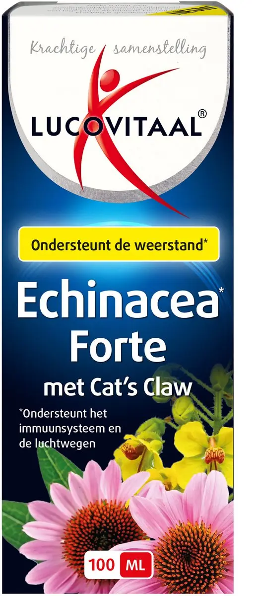 Lucovitaal Echinacea & Cat's Claw Weerstanddruppels 100ml