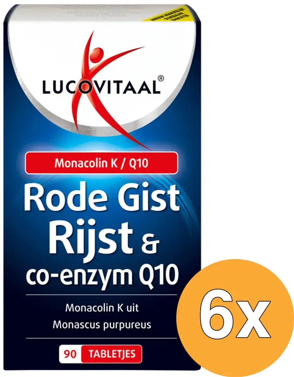 Lucovitaal Rode Gist Rijst & Co-Enzym Q10 180 tabletten