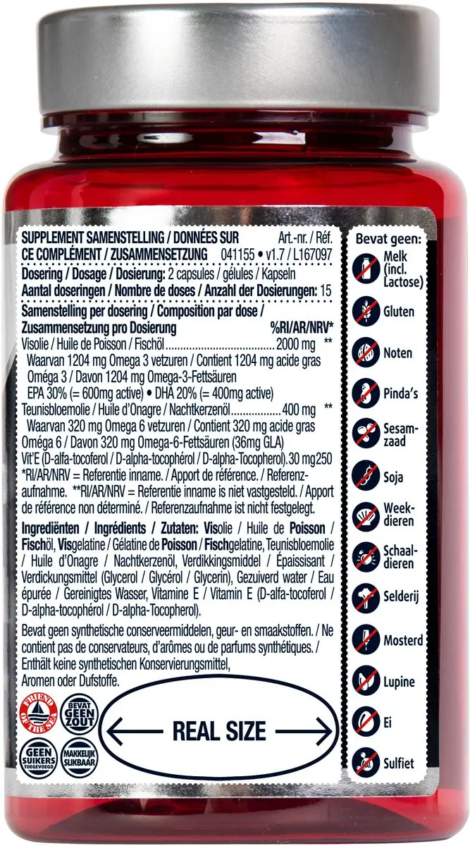 Lucovitaal Super Visolie Omega 3 - 30 Capsules
