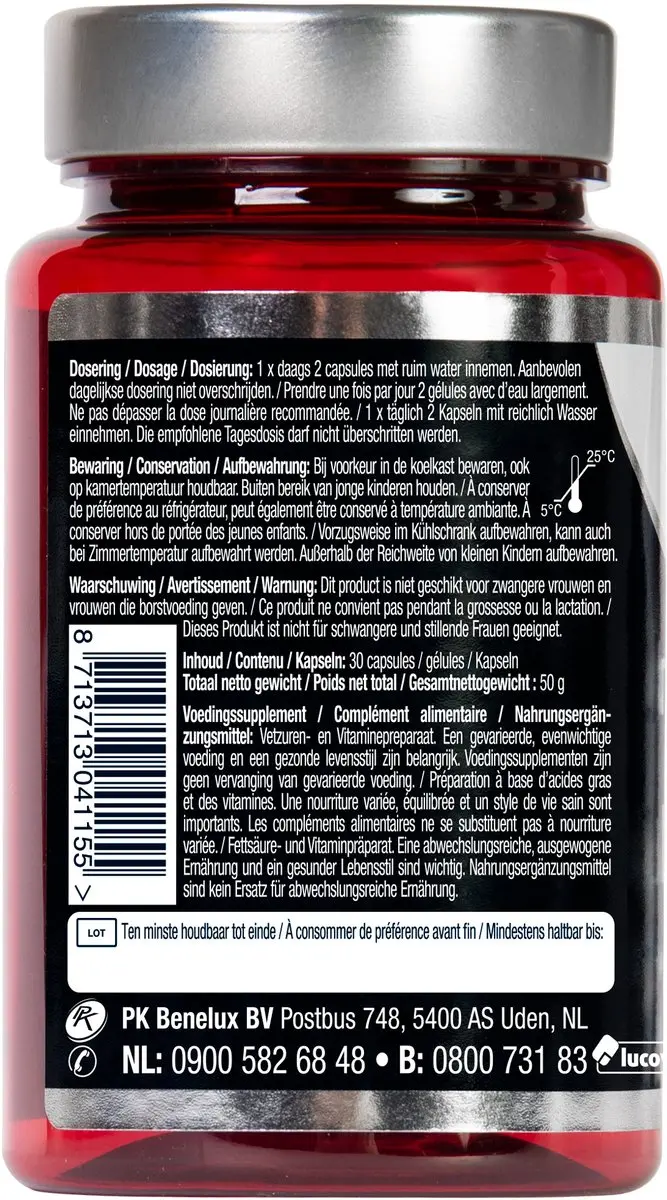 Lucovitaal Super Visolie Omega 3 - 30 Capsules