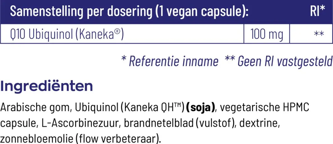 Vitakruid Q10 Ubiquinol 100mg - 90 Vegacapsules