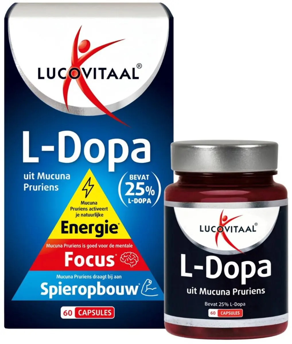 Lucovitaal L-Dopa Mucuna Pruriens 60 Capsules