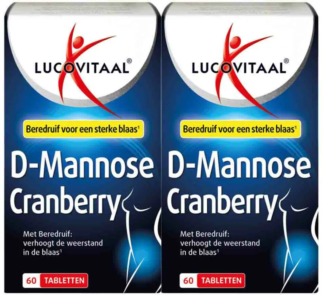 Lucovitaal D-Mannose Cranberry 120 tabletten - 2x60