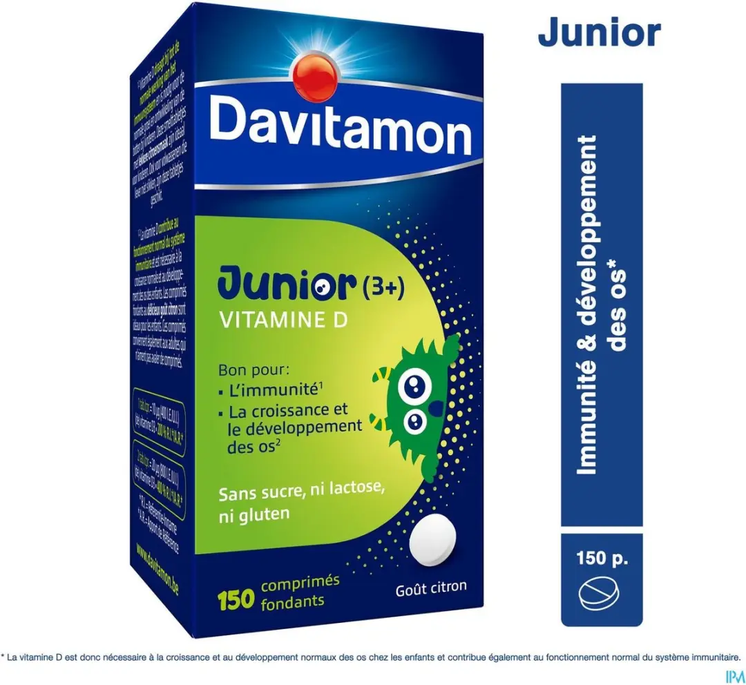 Davitamon Junior Vitamine D 150 Smelttabletten - 150 Stuks
