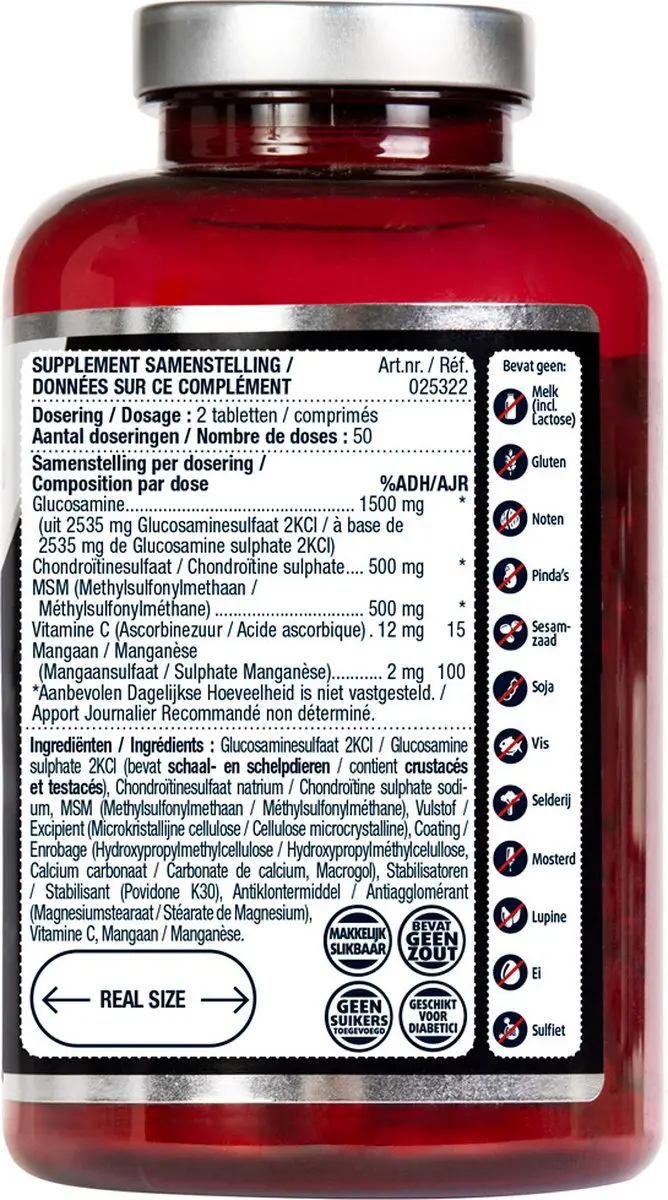 Lucovitaal Glucosamine Chondroïtine & MSM 200 tabletten