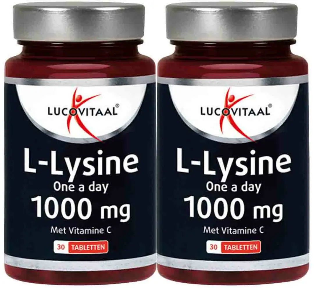 Lucovitaal L-Lysine 1000mg - 60 Tabletten (2x30)