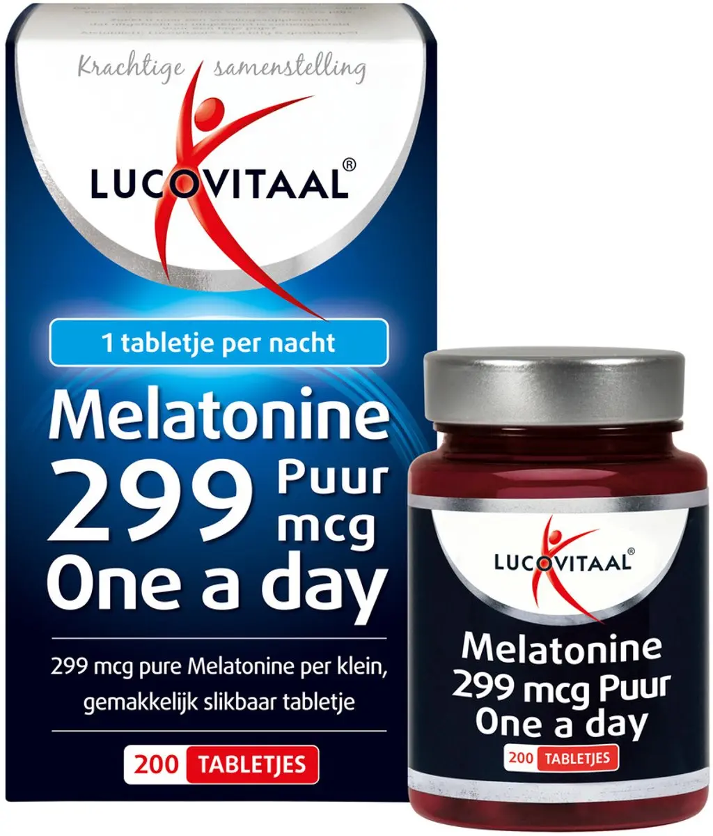 Lucovitaal Melatonine Puur 299 µg - 200 Tabletten