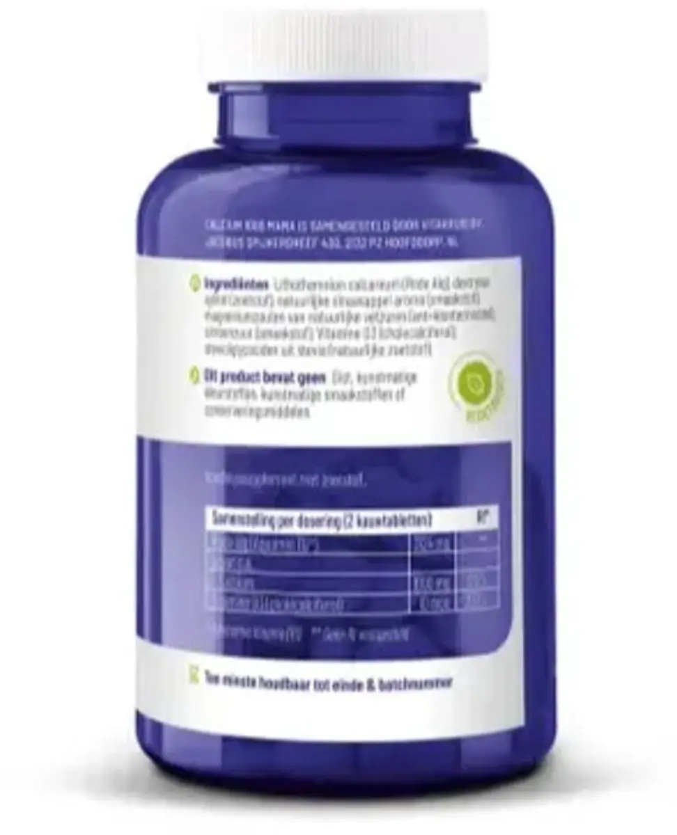 Vitakruid Calcium 1000 Mama Kauwtabletten - 90 Stuks