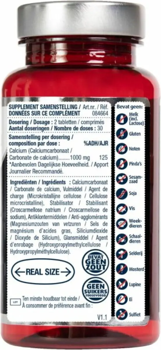 Lucovitaal Super Calcium 1000mg - 60 Tabletten